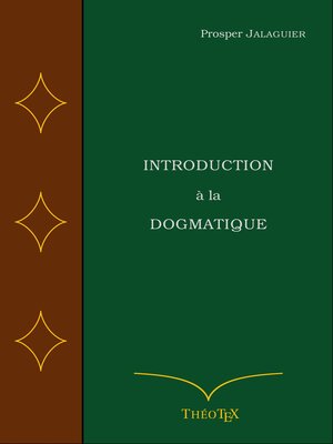 cover image of Introduction à la Dogmatique